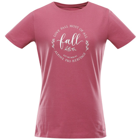Damen-T-Shirt Alpine Pro Allona rosa meavewood