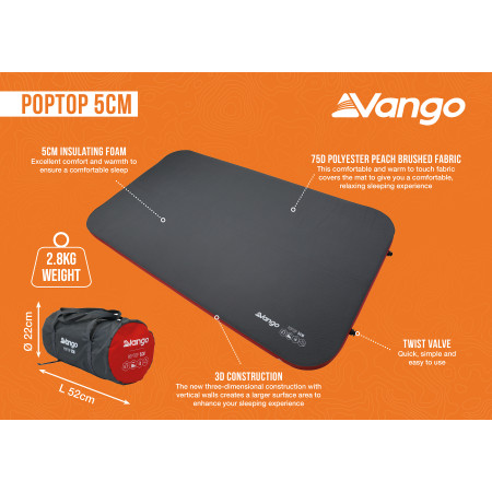 Selbstaufblasbare Matratze Vango PopTop 5cm