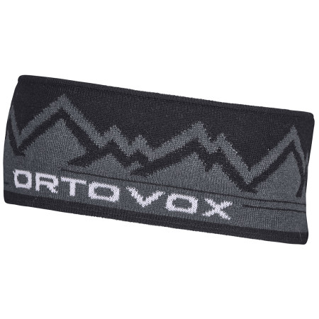 Stirnband Ortovox Peak Headband schwarz black raven