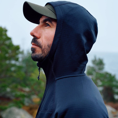 Herren-Sweatshirt Fjällräven Abisko Grid Fleece Hoodie M