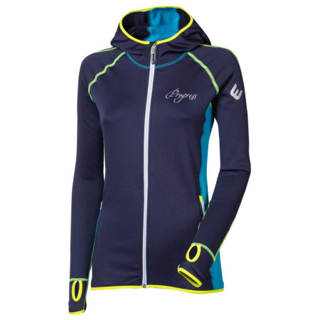 Damen-Sweatshirt Progress Tispa Hoody blau TmModrá/Turquoise