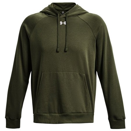 Herren-Sweatshirt Under Armour Rival Fleece Hoodie dunkelgrün Marine OD Green / / White