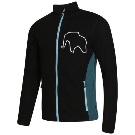 Herren-Sweatshirt Zulu 3D Merino Collar 200 schwarz Black