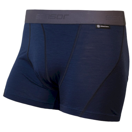 Herrenshorts Sensor Merino Active dunkelblau Deep Blue