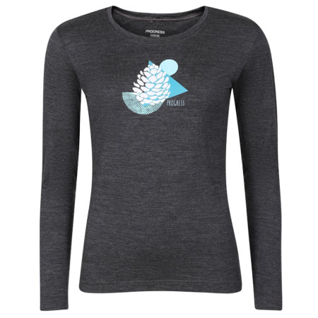 Damen-Funktionsshirt Progress Hela "Cone" grau šedý melír