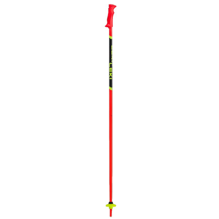 Skistöcke Leki Racing Kids rot/schwarz bright red-black-neonyellow