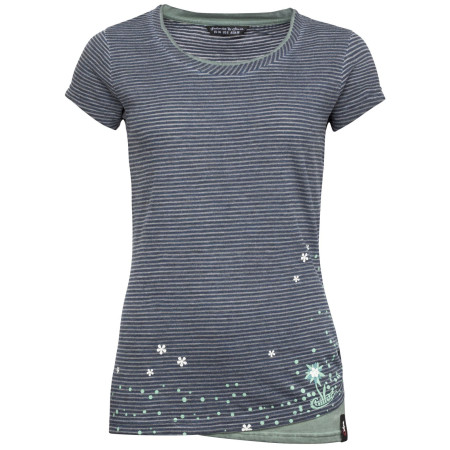 Damen-T-Shirt Chillaz Fancy Little Dot 2021 dunkelblau IndigoBlueStripesWashed