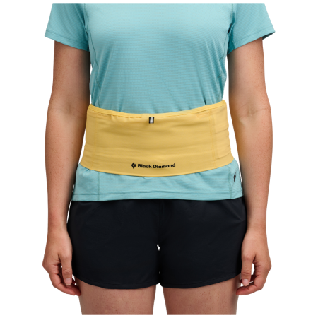 Hüfttasche Black Diamond Distance Run Belt gelb Soft Ochre