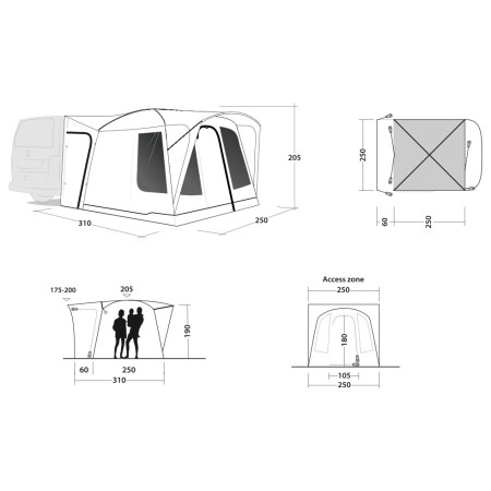 Autozelt Outwell Pine Hills