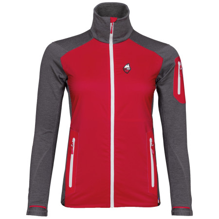 Damenjacke High Point Merino Alpha Lady rot/grau Red / Antracit
