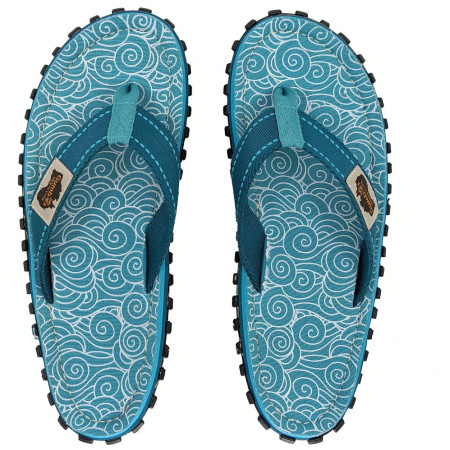 Damen Flip-Flops Gumbies Islander Flip-Flops - Turquoise Swirls