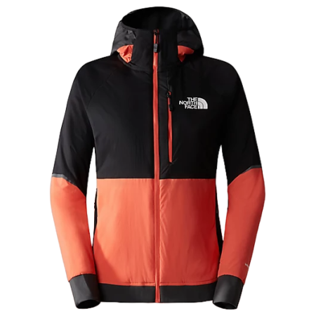 Damenjacke The North Face W Dawn Turn Hybrid Ventrix Hoodie orange RADIANT ORANGE/NFB/ASGY