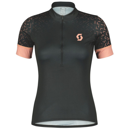Damen-Radtrikot Scott W's Endurance 20 SS schwarz/rosa black/crystal pink