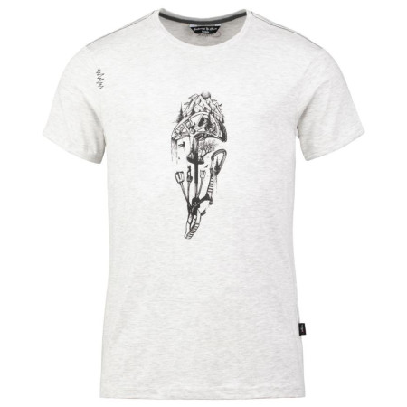 Herren T-Shirt Chillaz Friend grau light grey melange