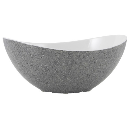 Schüssel Gimex Salad bowl Granite grey grau