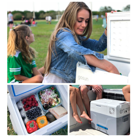 Kompressor-Kühlschrank GoSun Chill 40l Reise-Autokühlbox mit Rundumkühlung