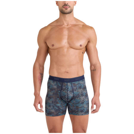 Herren-Boxershorts Saxx Quest Quick Dry Mesh Boxer Brief Fly 2Pk