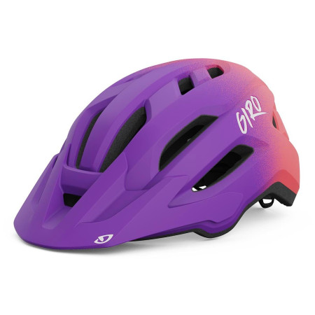 Kinder Fahrradhelm Giro Fixture II Youth lila Mat Purple/Pink Fade