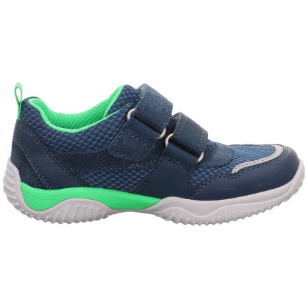 Kinder-Sneaker Superfit Storm Blue/Green blau/grün blue/green