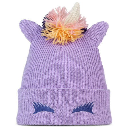 Kindermütze Buff Knitted Beanie Fun lila Unicorn Grape Ice