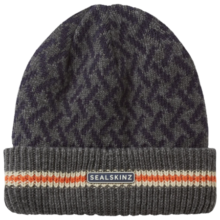 Wasserdichte Mütze SealSkinz Arminghall grau Navy