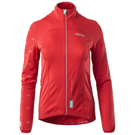 Damen Fahrradjacke Radvik Oscar Jumper LDS rot Vivid Azalea