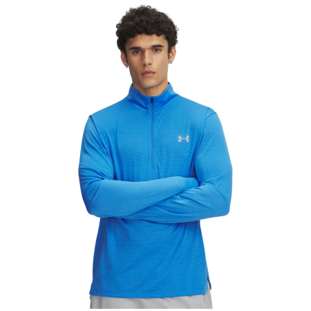 Herren-Funktionsshirt Under Armour Launch 1/4 Zip blau Blue