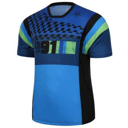 Herren Radtrikot Protective 115010-821 P-Beat the Rush blau blue
