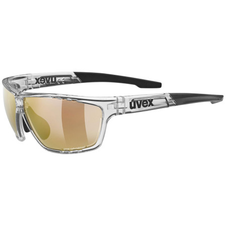 Sonnenbrille Uvex Sportstyle 706 CV VM schwarz/weiß Black Ma