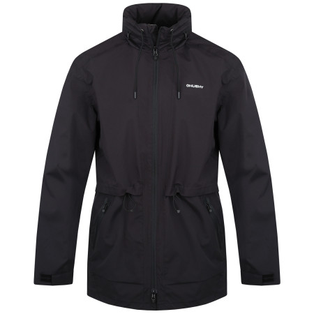 Herrenmantel Husky Nevr M 2022 schwarz black