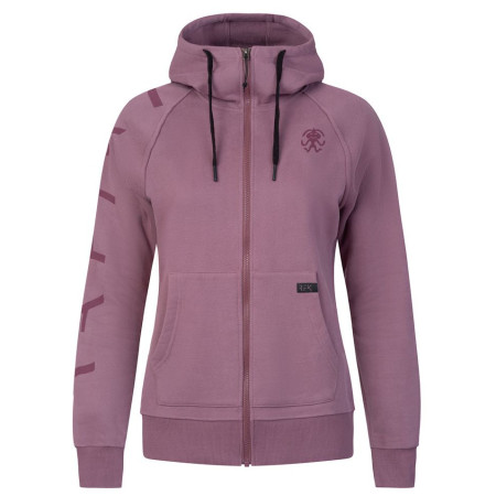 Damen-Sweatshirt Rafiki Nuria Zip lila grape shake