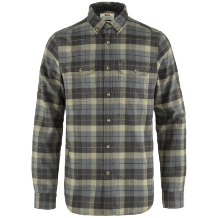 Herrenhemd Fjällräven Singi Heavy Flannel Shirt M grau Super Grey-Stone Grey