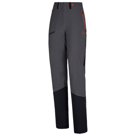Damenhose La Sportiva Monument Pant W grau Carbon/Cherry Tomato