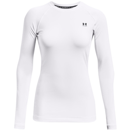 Damen-Funktionsshirt Under Armour Authentics Crew weiß White / / Black
