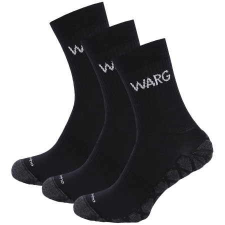 Socken-Set Warg Endurance Merino 3-pack schwarz black