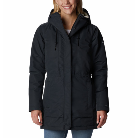 Damen-Wintermantel Columbia South Canyon™ Sherpa Lined Jacket schwarz Black