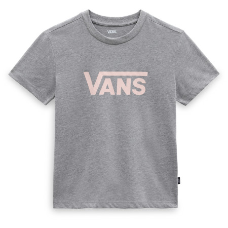 Damen-T-Shirt Vans Wm Drop V Ss Crew-B grau GREY HEATHER 2