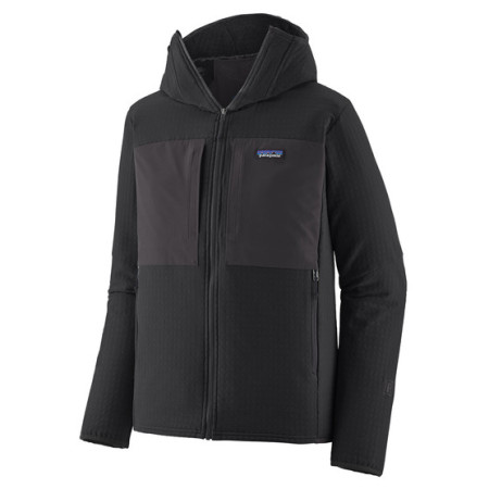 Herrenjacke Patagonia M's R2 TechFace Hoody schwarz Black