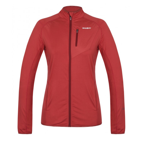 Damen-Sweatshirt Husky Tarp Zip L 2021 weinfarbe