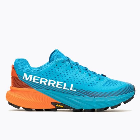 Herren Laufschuhe Merrell Agility Peak 5 blau/orange tahoe/tangerine