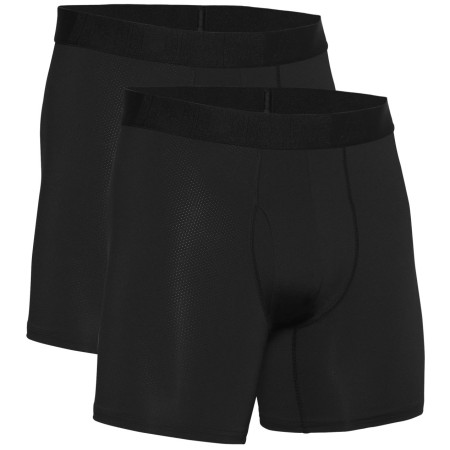 Herrenshorts Under Armour Tech Mesh 6 in 2 Pack schwarz Black//Black
