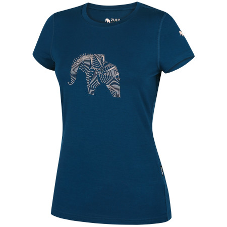 Damen-T-Shirt Zulu Bambus Elephant 210 Short türkis ocean blue
