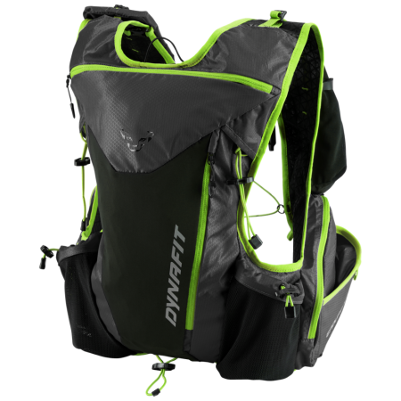 Trailrunningrucksack Dynafit Enduro 12 2.0 grün/dunkelgrau Asphalt/FluoYellow