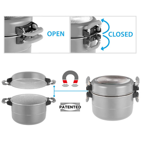 Geschirrset Brunner Fusion 7+1 Ø 22 cm