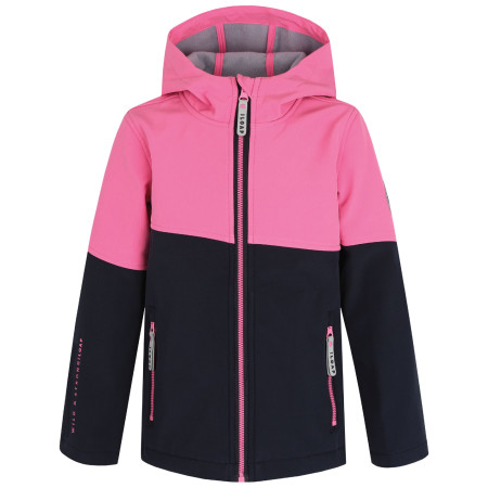 Kinder-Softshell-Jacke Loap London grau/rosa Sugar Plum | Gray