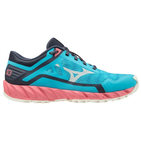Damenschuhe Mizuno Wave Ibuki 3 blau/rosa Scubabablue/White/Tearose