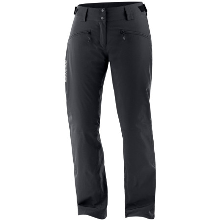 Damen-Skihose Salomon Edge Pant W schwarz DEEP BLACK