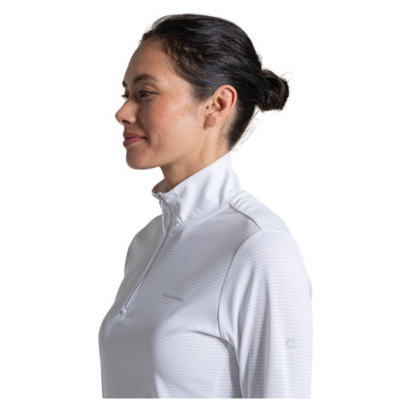 Damen-T-Shirt Craghoppers NosiLife SolarShield+ Half Zip Top
