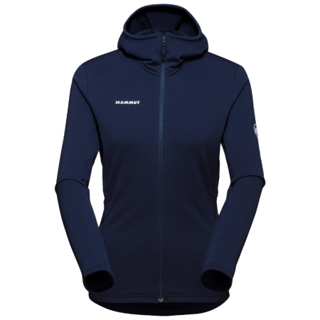 Damen-Sweatshirt Mammut Aconcagua Light ML Hooded Jacket Women dunkelblau marine