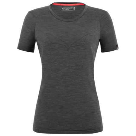 Damen-Funktionsshirt Salewa Pure Eagle Amr W Smles Tshirt. dunkelgrau Black Out